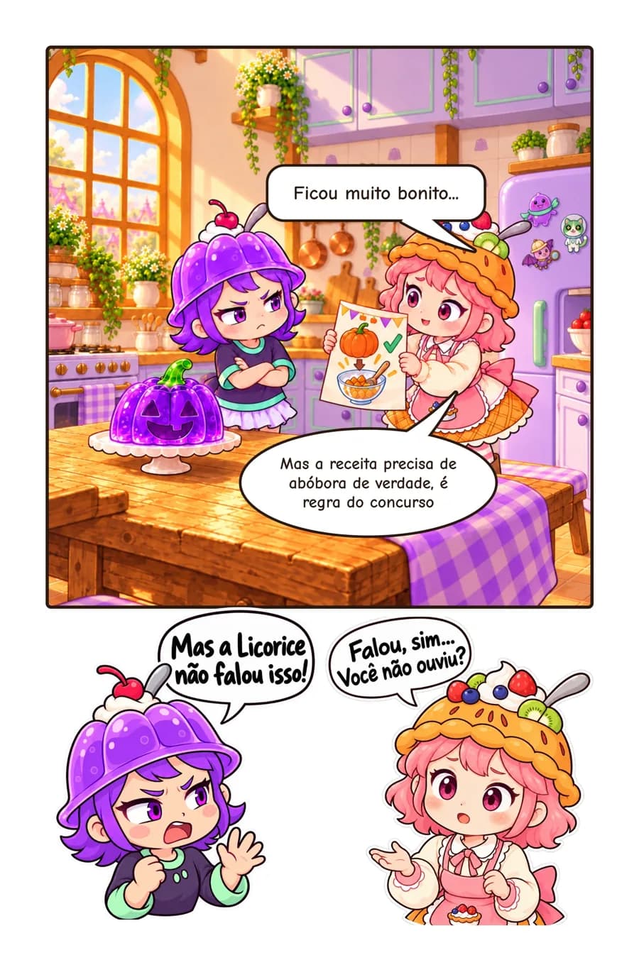 Página 14 do livro O Festival da Abóbora